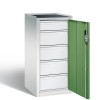Tool cabinet with revolving door - 5 large drawers (Classic)
